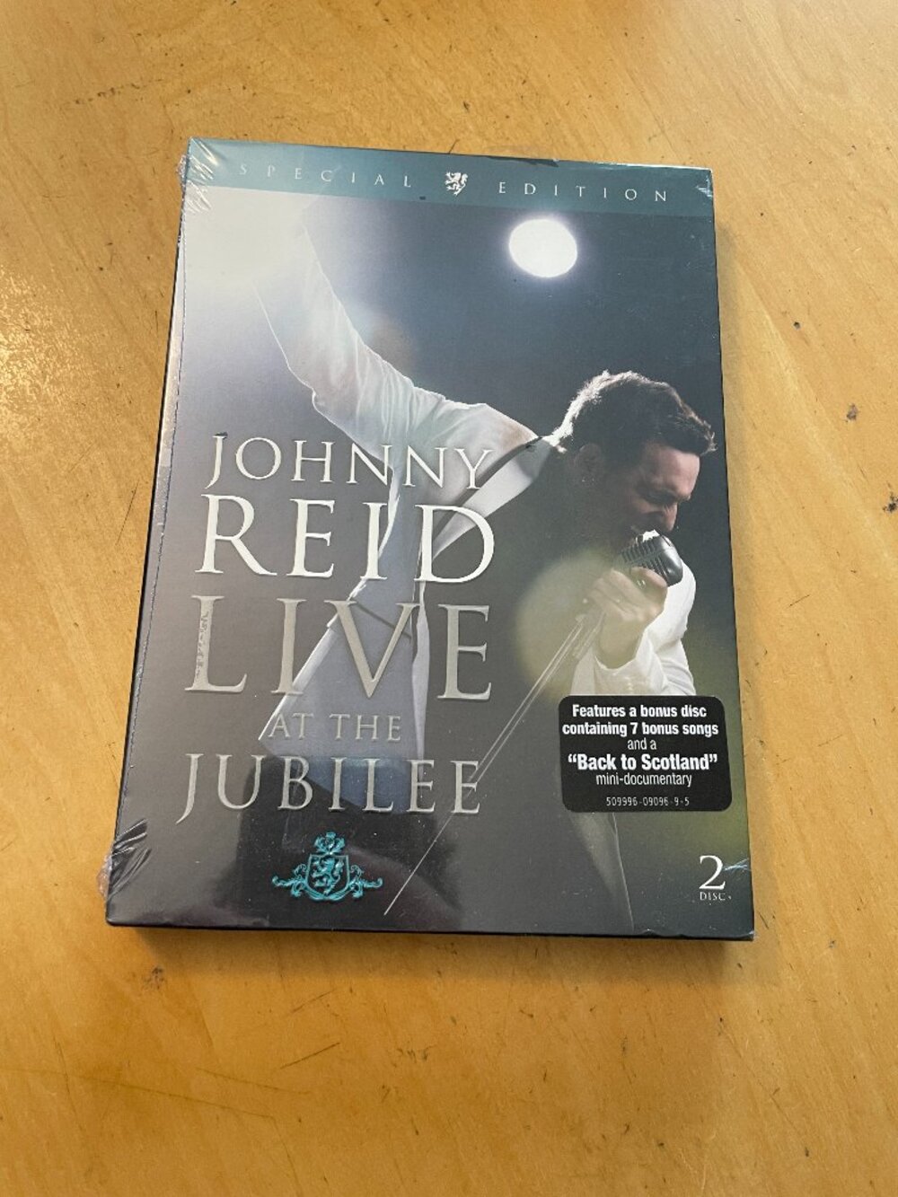 Johnny Reid Live at the Jubilee Special Edition 2 Disc DVD Sealed Bonus Disc